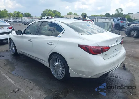 2018 Infiniti Q50 3.0T Sport z USA, uszkodzony, nr VIN JN1EV7AR5JM438152